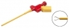 KLEPS 250 RT Chwytak pazurkowy, elastyczny z gniazdem 4mm,  L=158mm, czerwony, Hirschmann, 973528101, KLEPS250RT